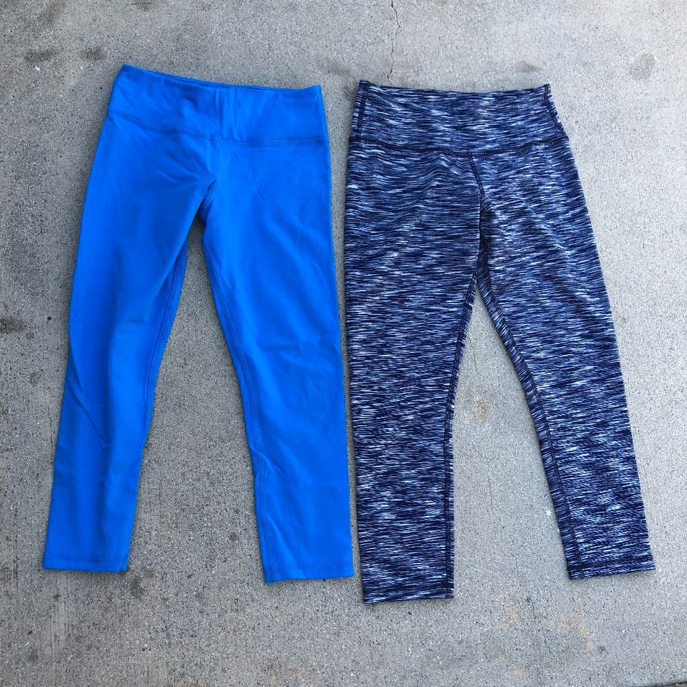 Womens WOD Gear Yoga Capri Pants Lot Of 2 Size S
